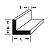 Cantoneira de alumínio com abas desiguais 1" x 1/2" x 1.30mm  (2,54cm x 1,27cm x 1,30mm) - Imagem 4