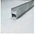 Perfil H De Aluminio Vão 6mm C/ 3metros - Imagem 1