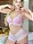 Conjunto de lingerie caleçon rendado sem bojo - Imagem 10