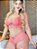 Conjunto de lingerie caleçon rendado sem bojo - Imagem 7