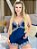 Short Doll Conjunto Pijama Feminino/ Renda Bicolor - Imagem 2