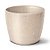VASO PLASTICO CACHEPO 02 1L MARMORIZADO REDONDO AREIA TRAVERTINO 128111 - Imagem 1