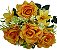 BUQUE DE ROSAS ARTIFICIAIS X7 43CM 128184 - Imagem 2