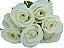 BUQUE DE ROSAS ARTIFICIAL C/ 7 BOT 46CM 13874 - Imagem 2