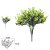 FOLHAGEM ARTIFICIAL FOLHA PLASTICO X9 VERDE 25CM 13839 - Imagem 1
