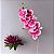 ORQUIDEA SILICONE TOQUE REAL C/7 SILICONE ROSA 93CM 128326 - Imagem 1