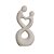 ESTATUETA PEÇA DECORAÇÃO CERÂMICA SABEDORIA OFF FOSCO TEXTURIZA 128485DO - Imagem 1