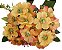 FLORES ARTIFICIAIS MINI MARGARIDAS 15 BOTÕES 27CM 128169 - Imagem 5
