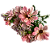 BUQUE FLOR CAMPO 34CM ROSA MARGARIDA 128684 - Imagem 1