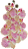 ORQUIDEA ARTIFICIAL SILICONE TOQUE REAL ROSA CLARO X7 75CM 128830 - Imagem 1