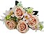 BUQUE ROSAS ARTIFICIAIS MISTO 45CM C/7 BOTOES 128809 - Imagem 6