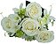 BUQUE ROSAS ARTIFICIAIS MISTO 45CM C/7 BOTOES 128809 - Imagem 4