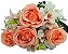 BUQUE ROSAS ARTIFICIAIS MISTO 45CM C/7 BOTOES 128809 - Imagem 9