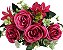 BUQUE ROSAS ARTIFICIAIS MISTO 45CM C/7 BOTOES 128809 - Imagem 8