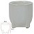 VASO CERAMICA BRANCO 10CM 129050 - Imagem 1