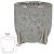 VASO CERAMICA BEGE 10CM 129051 - Imagem 1
