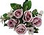 ROSAS ARTIFICIAIS BUQUE C/ 5 GALHOS 32CM 129028 - Imagem 7