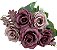 BUQUE DE ROSAS ARTIFICIAIS PREMIUM X5 28CM 129036 - Imagem 4