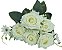 BUQUE DE ROSAS ARTIFICIAIS PREMIUM X5 28CM 129036 - Imagem 7
