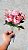 PEONIA ARTIFICIAL BUQUE ROSA 24CM 129089 - Imagem 1