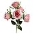 BUQUE DE ROSAS ARTIFICIAIS ROSA ENVELHECIDO AVON 30CM 129094 - Imagem 3