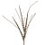 GALHO HASTE MINI FOLHAS GLITER 75CM CHAMPANHE 129341 - Imagem 1