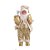 PAPAI NOEL SACO PRESENTE 46CM DOURADO 129118 - Imagem 1