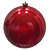 BOLA DE NATAL 20CM UNITARIA VERMELHA 129369 - Imagem 1