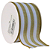 FITA ARAMADA LUXO JUTA 6,3CM X 9M BRANCA E BEGE 129215 - Imagem 1