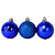 KIT BOLA DE NATAL 8CM C/6 UN AZUL ROYAL 129235 - Imagem 1