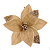 FLOR DE NATAL BICO DE PAPAGAIO CHAMPANHE NUDE 22X16CM 13614 - Imagem 1