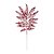 GALHO FOLHAS 30CM GLITER VERMELHO PLANTA 129181 - Imagem 1