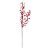 GALHO FOLHAS 30CM GLITER VERMELHO GALHOS 129180 - Imagem 1
