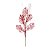 GALHO FOLHAS 30CM GLITER VERMELHO FOLHA 129130 - Imagem 1