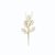 GALHO FOLHAS 30CM GLITER CHAMPANHE FOLHA 129129 - Imagem 1