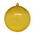 BOLA DE NATAL BRILHANTE 10CM C/1 DOURADA 129465 - Imagem 1