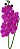 HASTE ORQUÍDEA LUXO ROSA FUCSIA X7 70 CM 129710 - Imagem 1