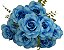 ROSAS ARTIFICIAIS PREMIUM C/10 BOTOES 51CM 129021 - Imagem 7