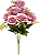 ROSAS ARTIFICIAIS PREMIUM C/10 BOTOES 51CM 129021 - Imagem 2