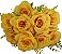 ROSAS ARTIFICIAIS PREMIUM C/10 BOTOES 51CM 129021 - Imagem 8