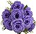 ROSAS ARTIFICIAIS PREMIUM C/10 BOTOES 51CM 129021 - Imagem 4