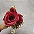 ROSA ARTIFICIAL BUQUE 5 BOTOES 39CM 130404 - Imagem 1