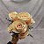 BUQUE DE ROSAS BOTOES X7 46CM CHAMPANHE 130472 - Imagem 2