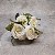 BUQUE DE ROSAS BOTOES X7 46CM BRANCO 130469 - Imagem 2