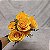 BUQUE DE ROSAS BOTOES X7 46CM AMARELO 130470 - Imagem 1