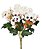 BUQUE MISTO CRISANTEMO E MARGARIDA 30CM X5 CREME 130543 - Imagem 1
