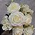 BUQUE DE ROSA E HORTENSIA  BRANCO 130608 - Imagem 2