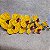 HASTE ORQUIDEA 3D GRANDE X9 - AMARELO C/VINHO - Imagem 1