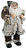 PAPAI NOEL COM PRESENTES 60CM MARROM/OFF WHITE - Imagem 1