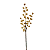 HASTE NATALINA 38CM 3 GALHOS BERRY DOURADO - Imagem 1